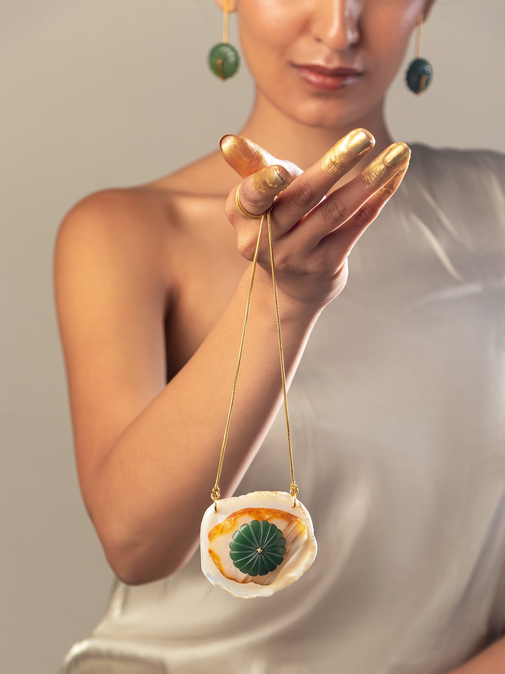 Layered Jade Necklace