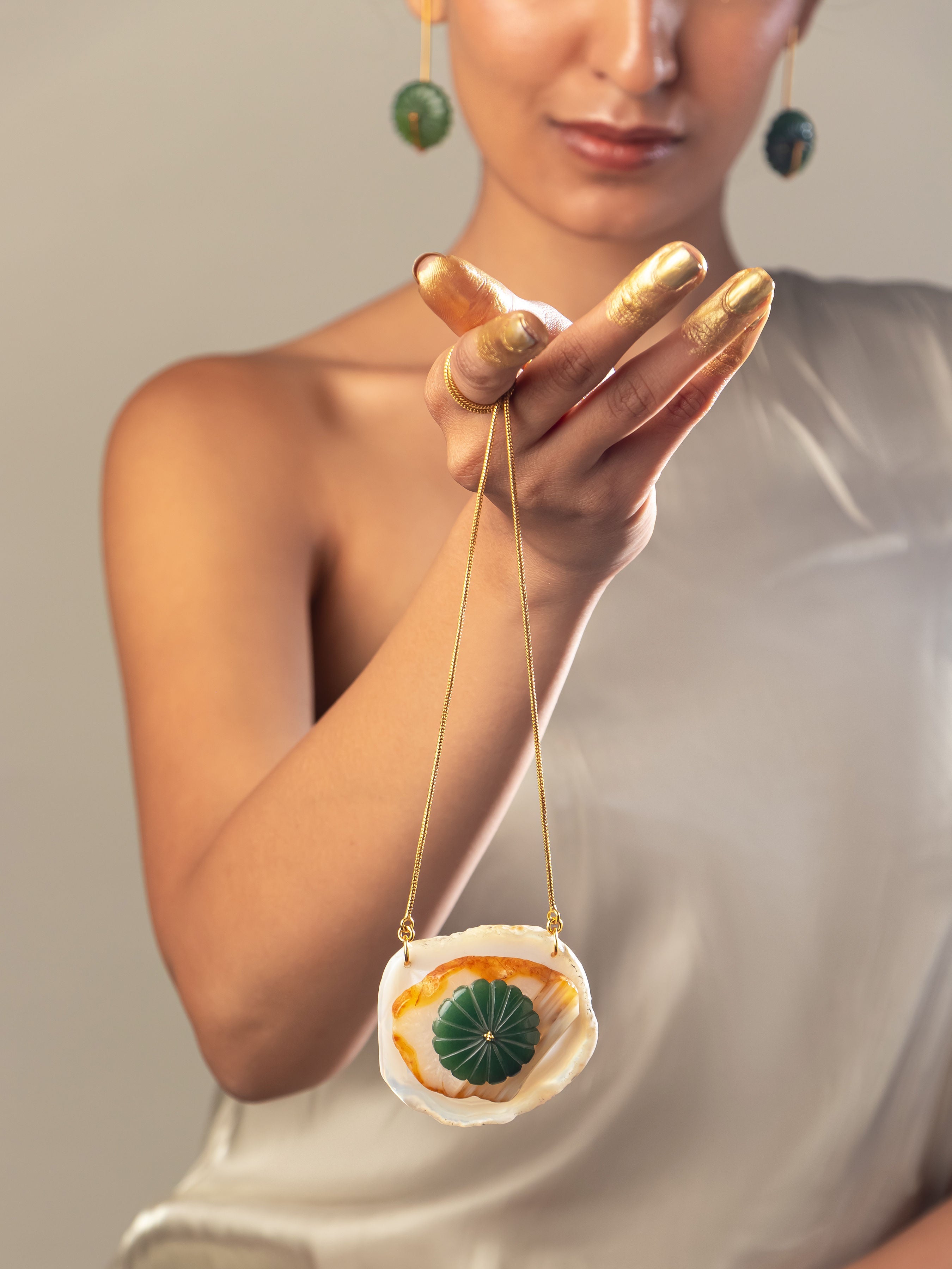 Layered Jade Necklace