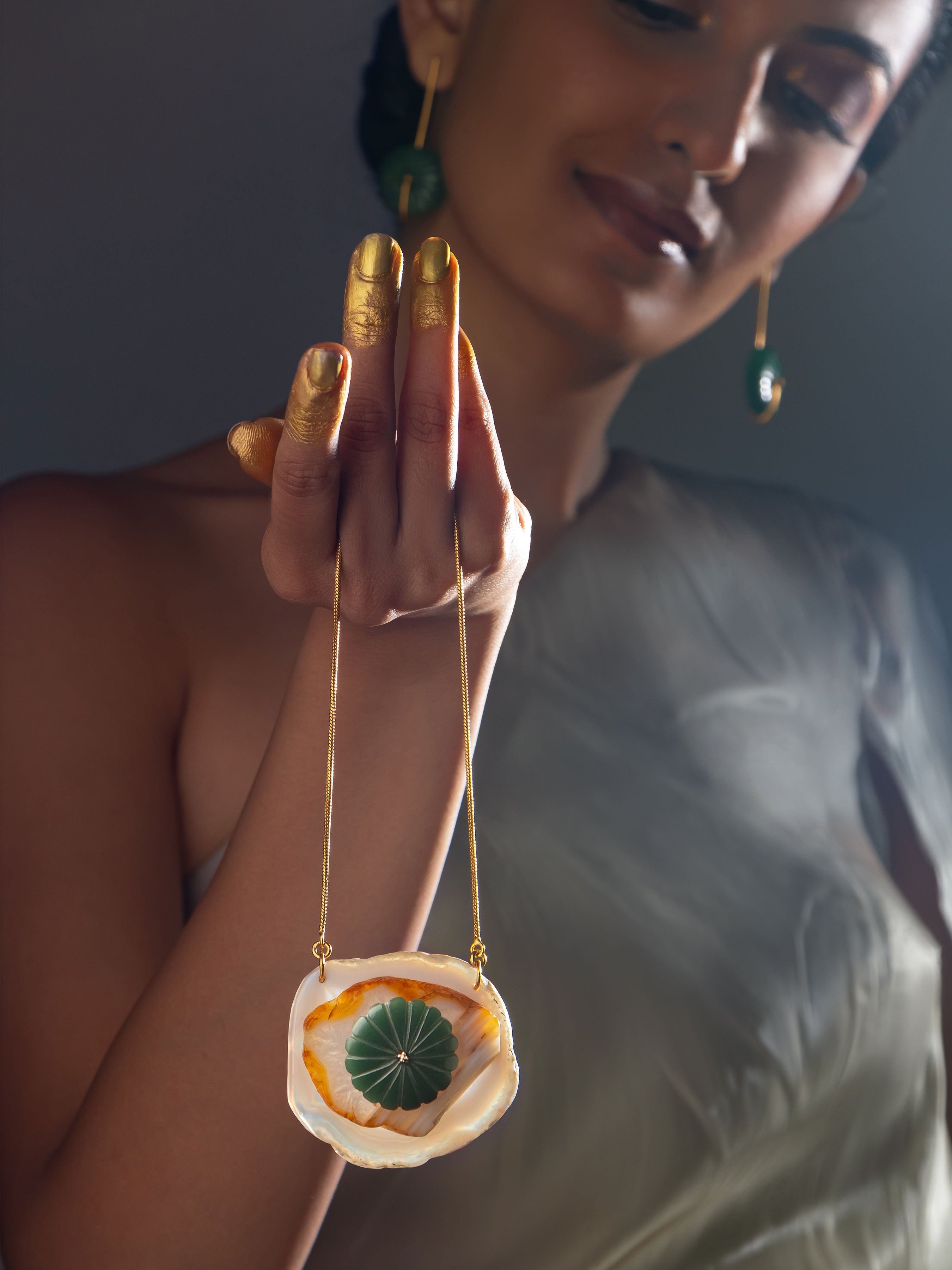Layered Jade Necklace