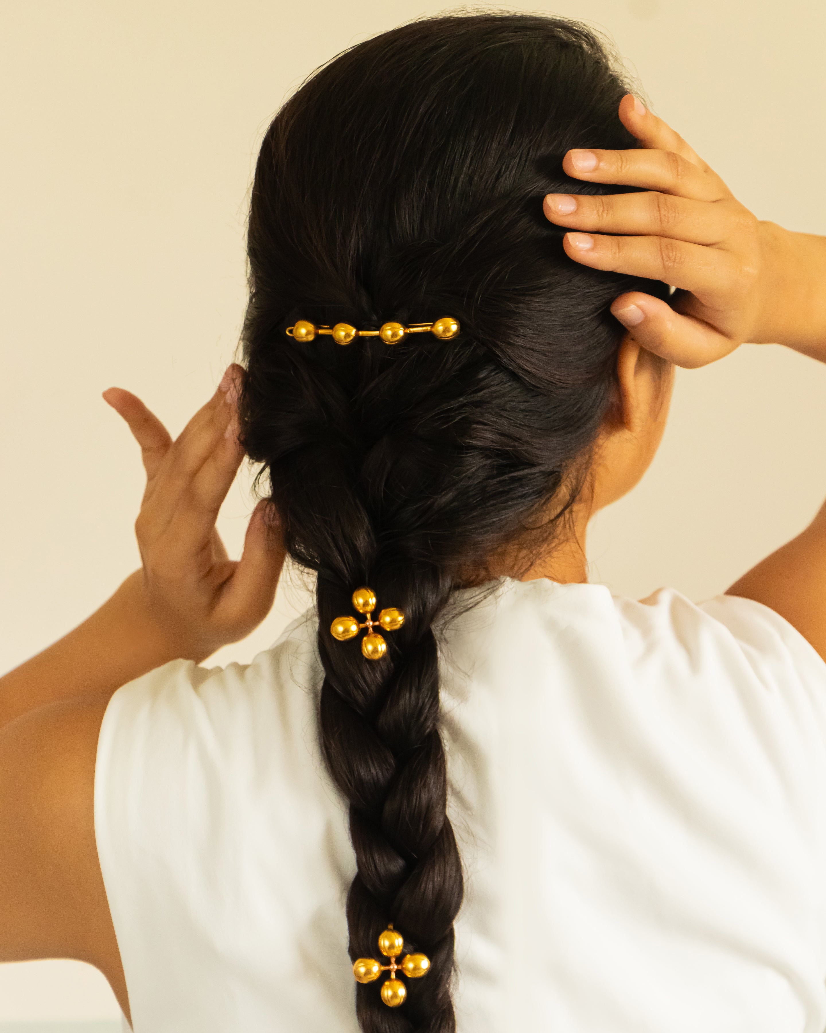 Mogra Bud Hair Clip