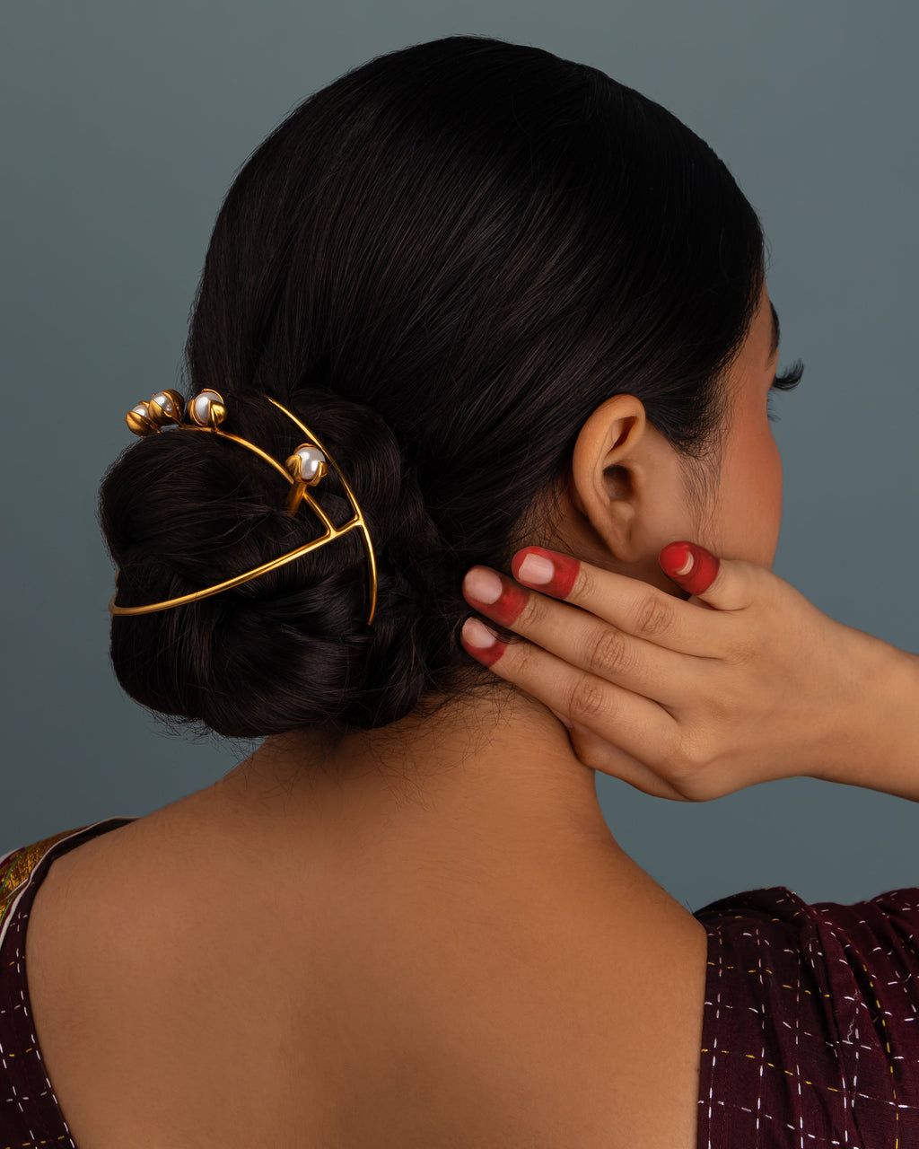 Mogra Phool Bun Accessory