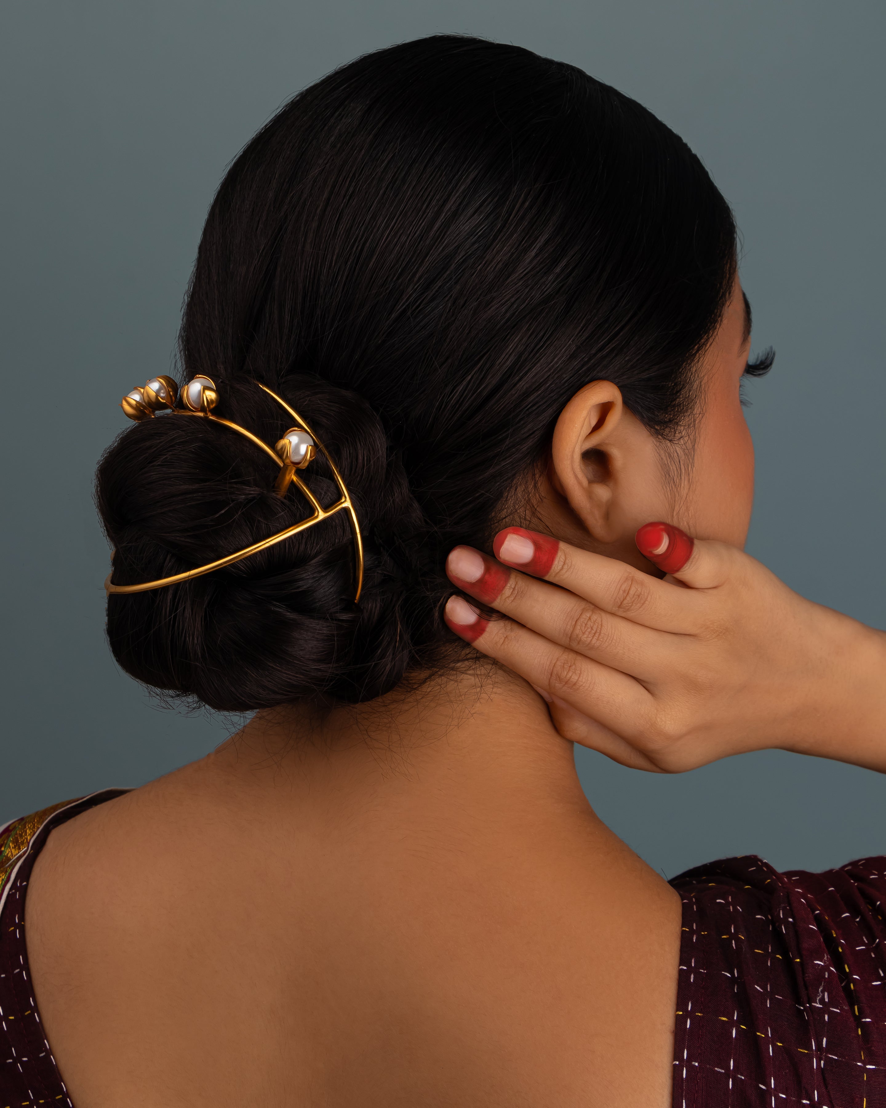 Mogra Phool Bun Accessory