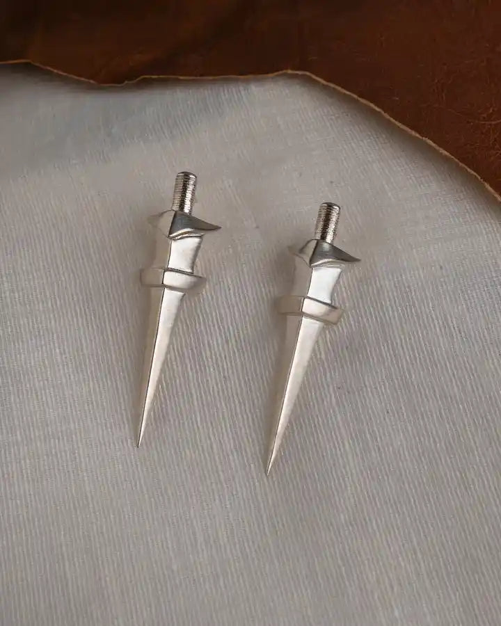Sword Earrings Silver